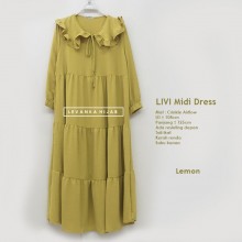 LIVI-012 LIVI Midi Dress Crinkle Airflow